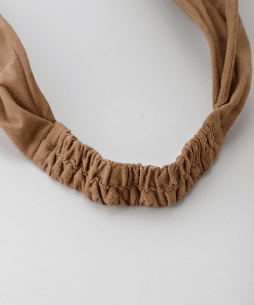 ANEMONE（アネモネ） ヘアバンド スエード調シックカラーターバン