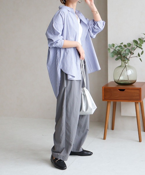 未シヨウニ身近 ハグオーワー 2025SS ストライプ-stripeダブルフリル 