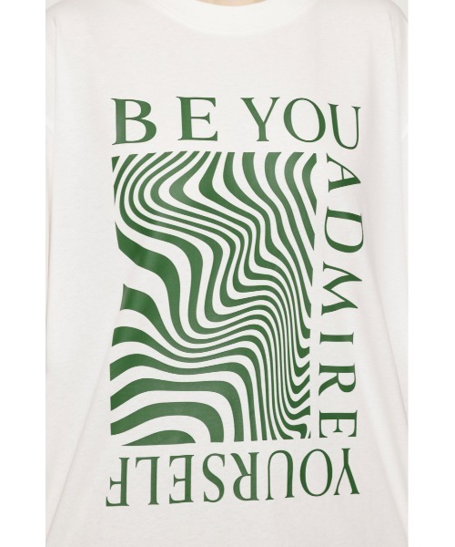 SLY（スライ） tシャツ WAVY PRINT BOX T/SH ウェービー プリント