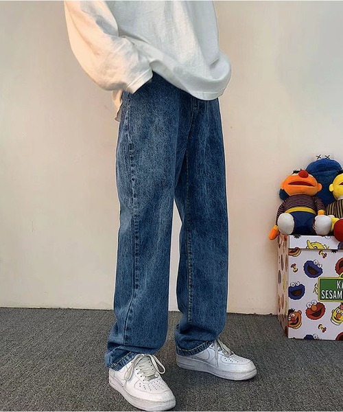 Sakka ジーンズ デニムイージーワイドパンツ メンズ レディース