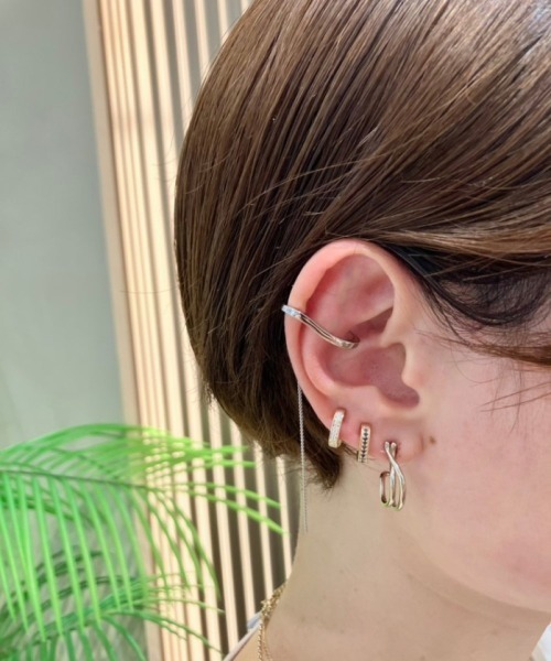 ete bijoux（エテ ビジュー） イヤリング K10YG ダイヤモンド