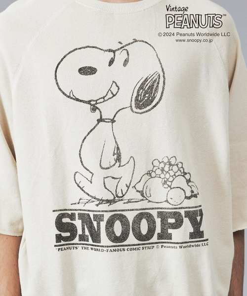 ⭐︎SNOOPY⭐︎半袖　ヴィンテージ　スウェット FRUIT OF THE LOOM tシャツ 「FRUIT LOOM/フルーツオブザルーム