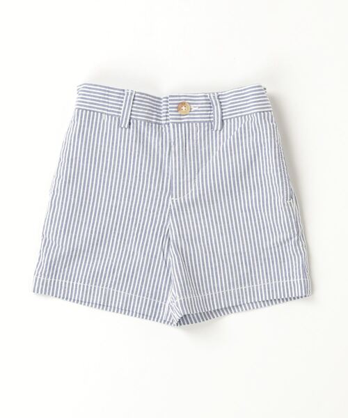 パンツ ストレッチ コットン シアサッカー ショートパンツ キッズ 子供服 男の子 女の子の画像