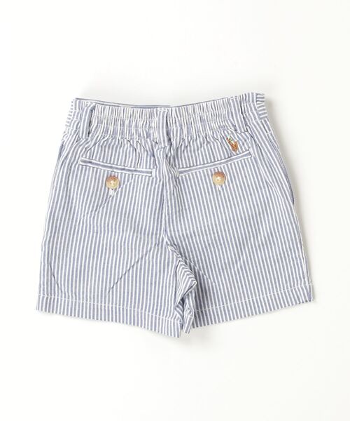 パンツ ストレッチ コットン シアサッカー ショートパンツ キッズ 子供服 男の子 女の子の画像