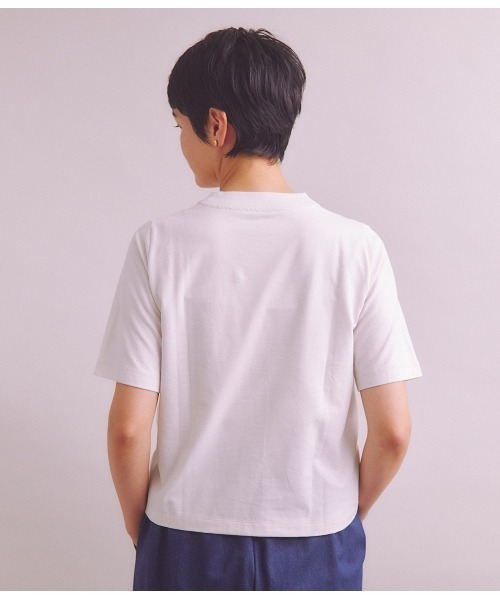 SIPULI tシャツ 「Elama」Organic Cotton Cross Jersey 5分袖