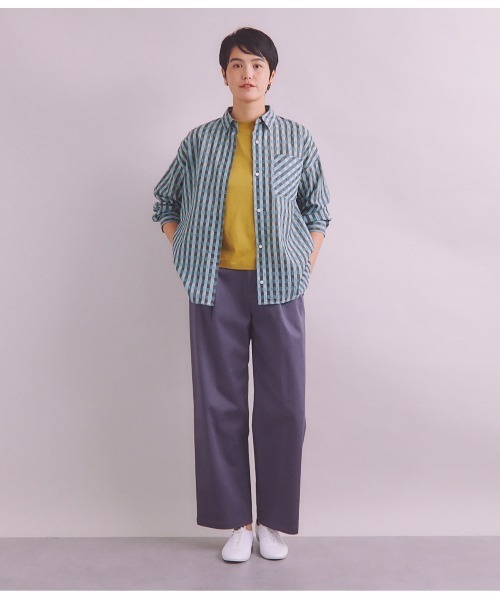 SIPULI tシャツ 「Elama」Organic Cotton Cross Jersey 5分袖
