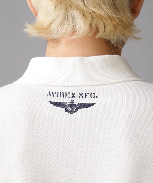 AVIREX ポロシャツ NAVAL PATCHED POLO SHIRT / ネイバル