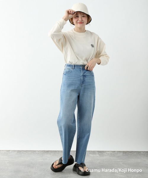 LEPSIM（レプシィム） tシャツ 「OSAMU GOODS×LEPSIM」ロングTシャツ