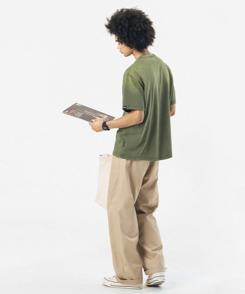 WESTBOY tシャツ ウォッシュ加工ヴィンテージ風フェードカラーT