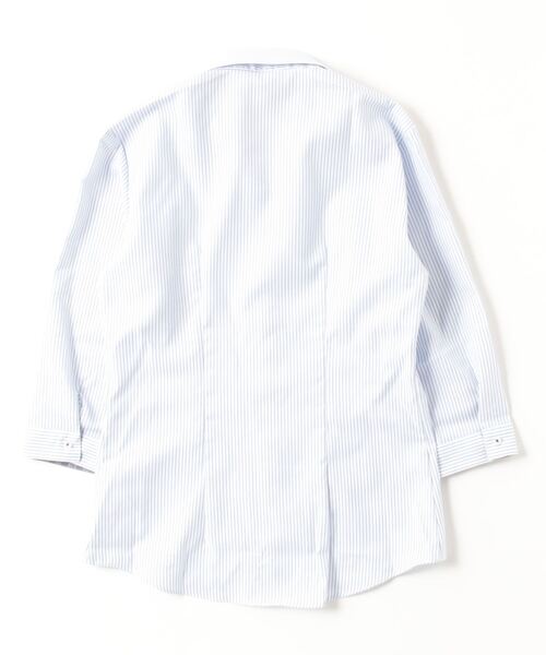 フォーマル ブラウス シャツ 形態安定ノーアイロン スキッパー 7分袖ビジネスワイシャツ レディース | BRICK HOUSE by TOKYO SHIRT | 07