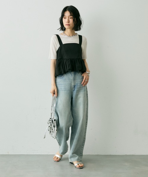 sayaさまリランドチュール　バルーン　キャミ　トップス　M Rirandture（リランドチュール）の「バルーンキャミトップス