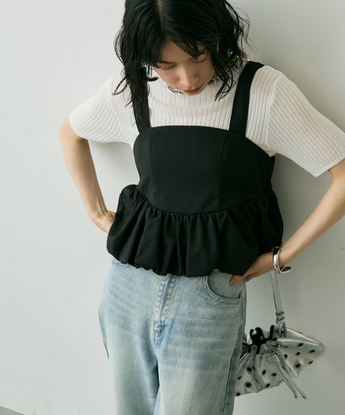 sayaさまリランドチュール　バルーン　キャミ　トップス　M 新品タグ付きRirandture バルーン キャミ トップス S - メルカリ