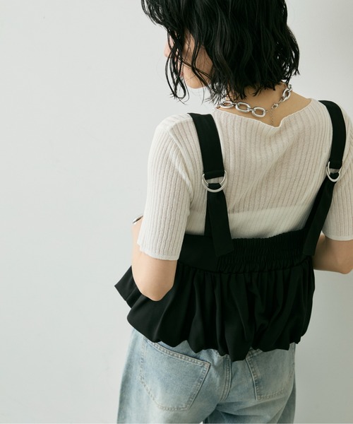 sayaさまリランドチュール　バルーン　キャミ　トップス　M 新品タグ付きRirandture バルーン キャミ トップス S - メルカリ