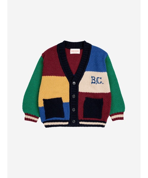 bobochoses カーディガン4-5y 110cm BOBO CHOSES（ボボショーズ） カーディガン B.C vintage color block