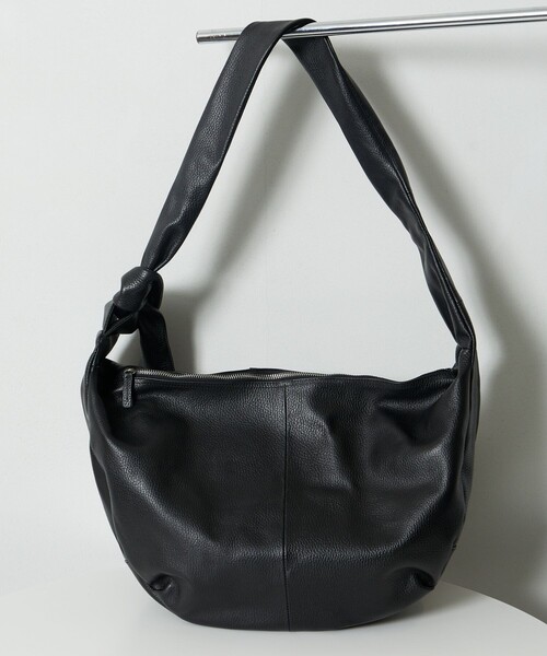 FREAK'S STORE｜Leather Banana Big Shoulder Bag / レザー