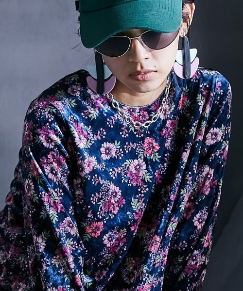 A28 XL Dipta 濃セージxくすみピンク ワンピ ブロックプリント A28 XL Dipta 濃セージxくすみピンク ワンピ ブロックプリント