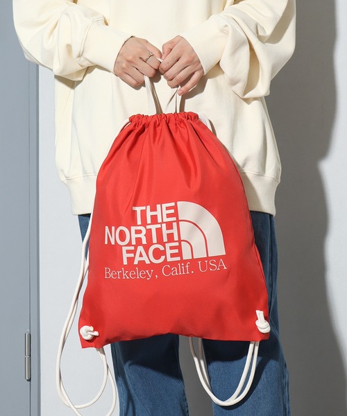 THE NORTH FACE ザ ノースフェイス ビッグロゴストリングバッグ THE NORTH FACE デイバック リュック 「THE FACE/ザノース