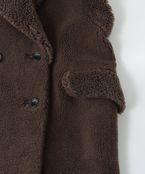 最終価格 venit ＷＯＯＬ　ＰＯＬＹＥＳＴＥＲ　ＢＯＡ　ＶＥＳＴ　グリーン venit - 【新品】 venit / ヴェニット | WOOL POLYESTER BOA