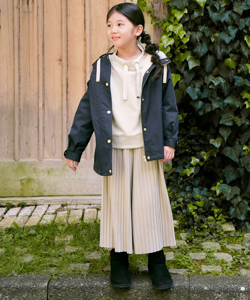 ikka（イッカ） パンツ 「親子コーデ」スエード風プリーツパンツ（120