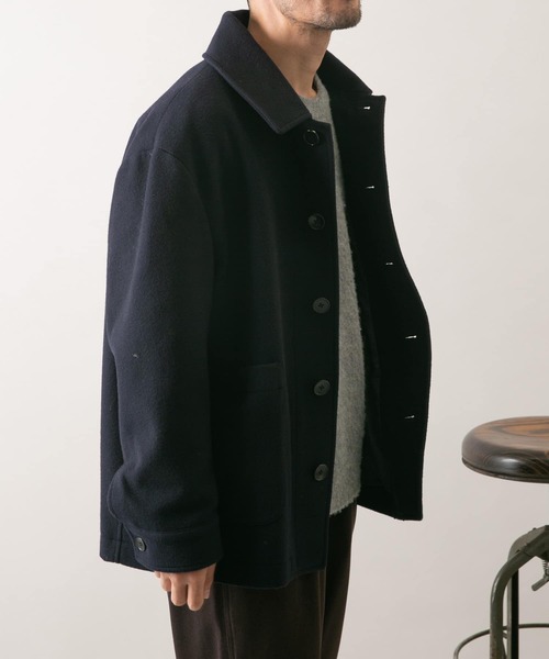 URBAN RESEARCH ROSSO MEN pコート ピーコート スーパー100