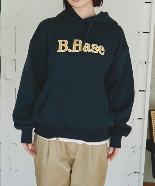 BROKEN BASE（ブロークンベース） パーカー 裏起毛 B.Base 裏毛