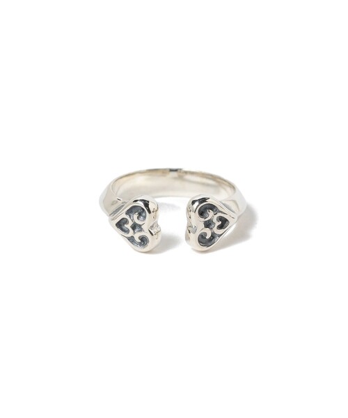 指輪 リング 「EXCLUSIVE」Double Tribal Heart Ring レディース メンズの画像