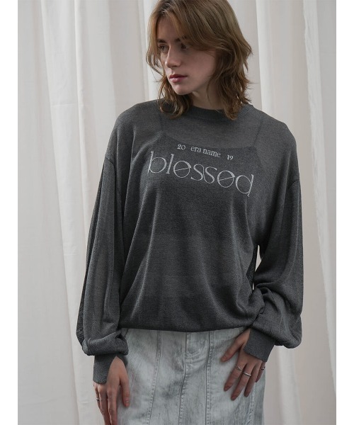 ニット セーター glitter see-through knit レディース ニット セーター GLITTER SHEER KNIT レディース : ZOZOTOWN