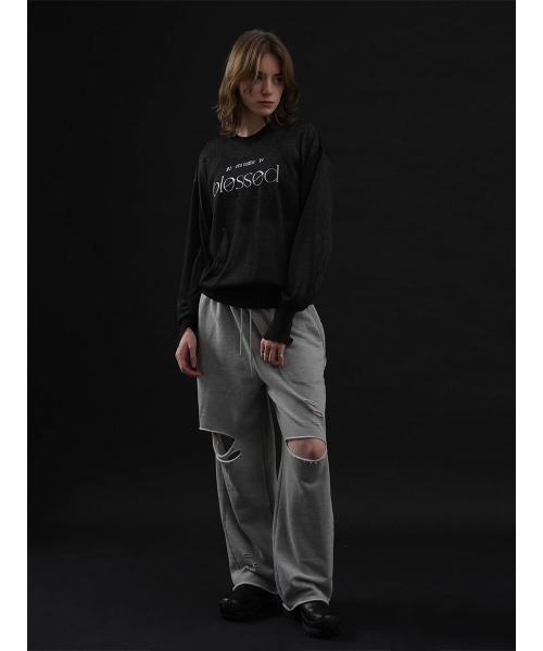 ニット セーター glitter see-through knit レディース Katrin TOKYO ニット セーター glitter see-through knit