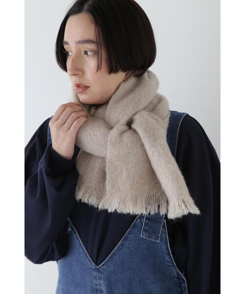 human woman（ヒューマンウーマン） ストール マフラー モヘヤミックス