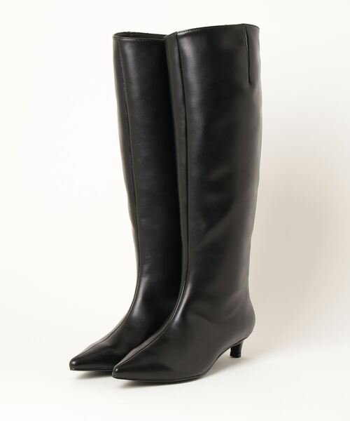ODETTE E ODILE」 ロングブーツ 22.5cm ブラック レディース 