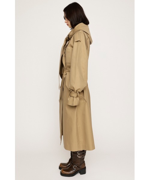SLY トレンチコート コート HOODED OVER TRENCH COAT フーディド