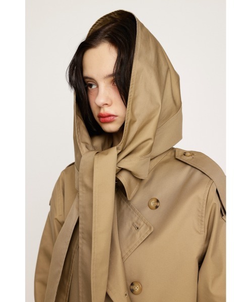 SLYトレンチコート SLY トレンチコート コート HOODED OVER TRENCH COAT フーディド