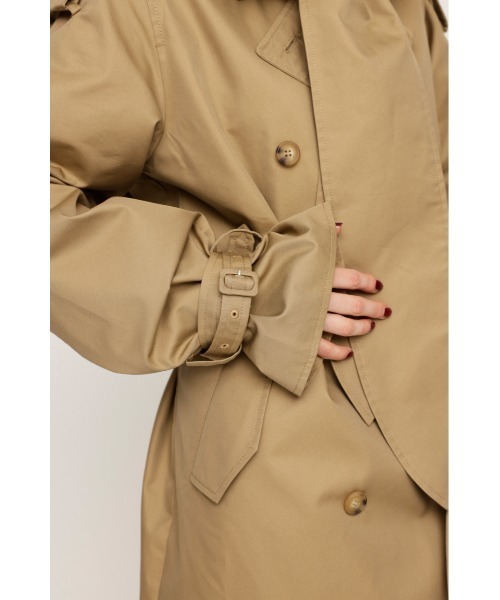 SLYトレンチコート SLY トレンチコート コート HOODED OVER TRENCH COAT フーディド