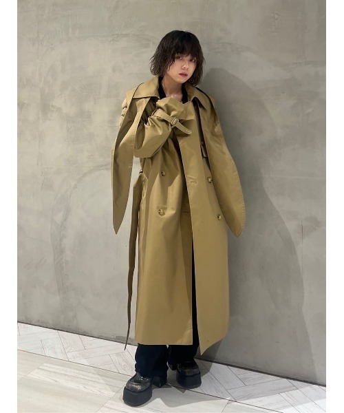 SLYトレンチコート SLY トレンチコート コート HOODED OVER TRENCH COAT フーディド