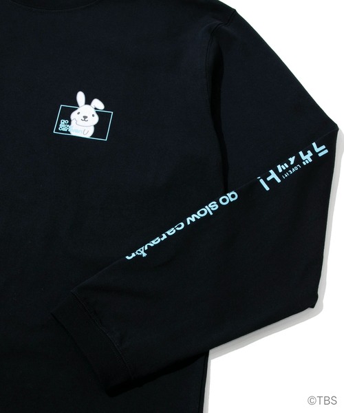 tシャツ ラヴィット！×gsc USACラッピースクエアLOGO LSTEE メンズ レディース | go slow caravan | 06