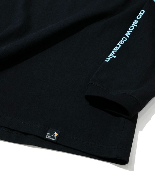 tシャツ ラヴィット！×gsc USACラッピースクエアLOGO LSTEE メンズ レディース | go slow caravan | 07