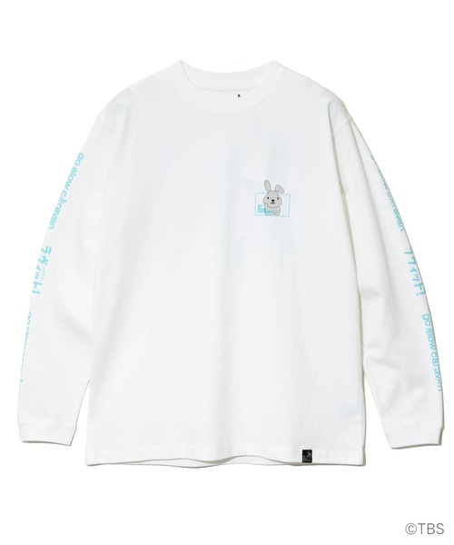 tシャツ ラヴィット！×gsc USACラッピースクエアLOGO LSTEE メンズ レディース | go slow caravan | 13