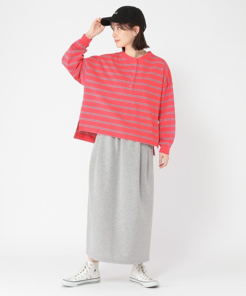 studio CLIP tシャツ 「ONKUL掲載商品」ヘンリーネックマルチ