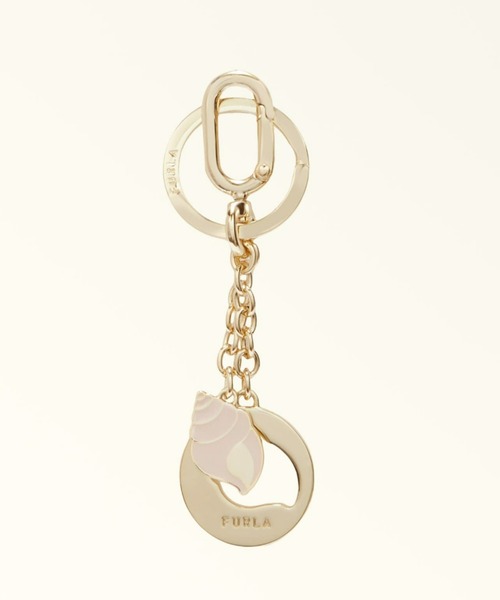 FURLA キーホルダー　新品未使用 FURLA キーホルダー CRYSTAL KEYRING SHELL : ZOZOTOWN Yahoo!店
