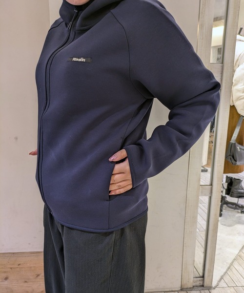 Romon パーカー Romon DB Knit Full Zip Parka レディース メンズ