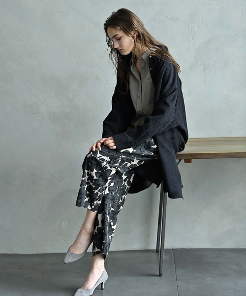 「RAW FUDGE」 イージーパンツ M グリーン レディース_画像5