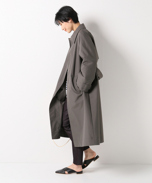 極美品✨IENA イエナ ハイカウントギャバ ステンカラーコート ライナー　S IENA ハイカウントギャバ ステンカラーコート（IENA イエナハイ