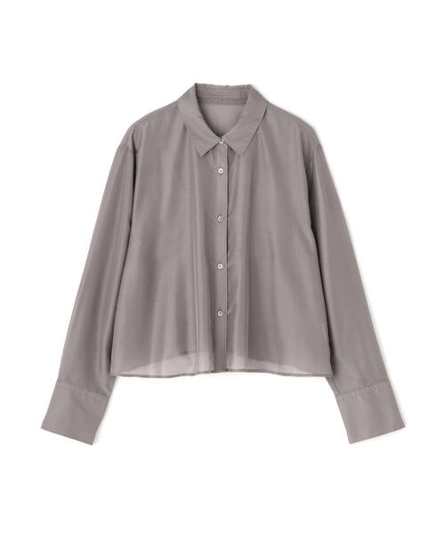ブラウス シャツ シアーシャツシリーズ クロップド丈 レディース NATURAL BEAUTY BASIC ブラウス シャツ シアーシャツシリーズ