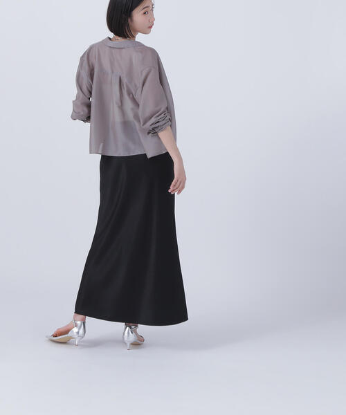 NATURAL BEAUTY BASIC ブラウス シャツ シアーシャツシリーズ