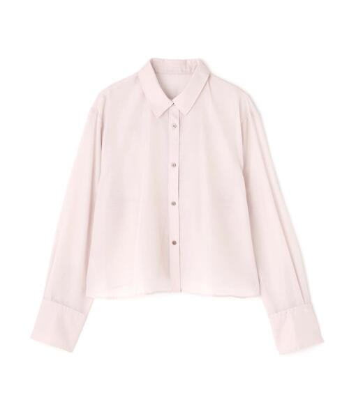 ブラウス シャツ シアーシャツシリーズ クロップド丈 レディース NATURAL BEAUTY BASIC ブラウス シャツ シアーシャツシリーズ