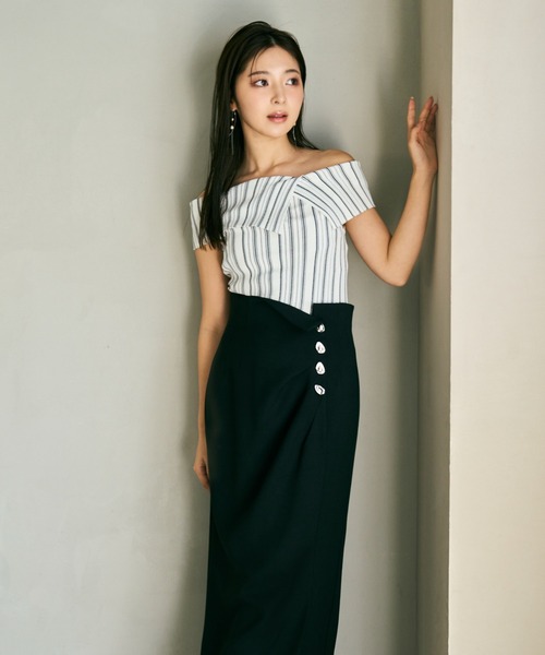 2wayオフショルスリットニット セール】2wayオフショルスリットニット（ニット/セーター