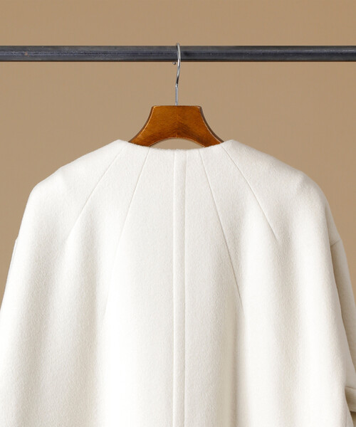 「martinique」 ノーカラーコート 2 ベージュ レディース_画像9