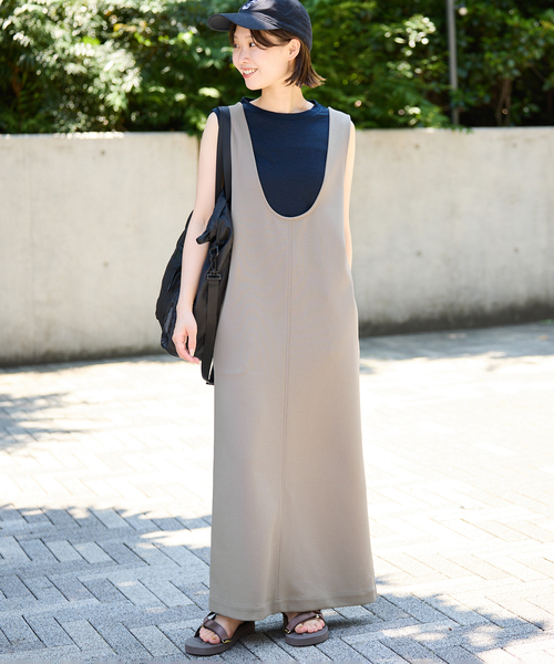 SLOBE IENA｜Uネックジャンパースカート | Rakuten Fashion(楽天