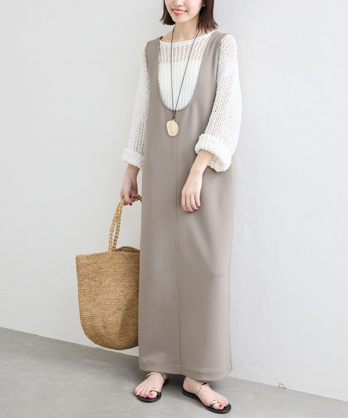 SLOBE IENA Uネックジャンパースカート 38 SLOBE IENA｜Uネックジャンパースカート | Rakuten Fashion(楽天