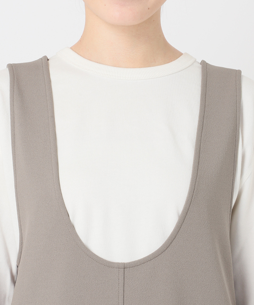 SLOBE IENA Uネックジャンパースカート 38 SLOBE IENA｜Uネックジャンパースカート | Rakuten Fashion(楽天
